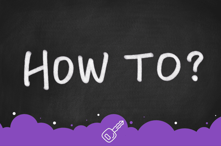 Image of black board with letters How to which is referring to the topic how to apply for a car loan