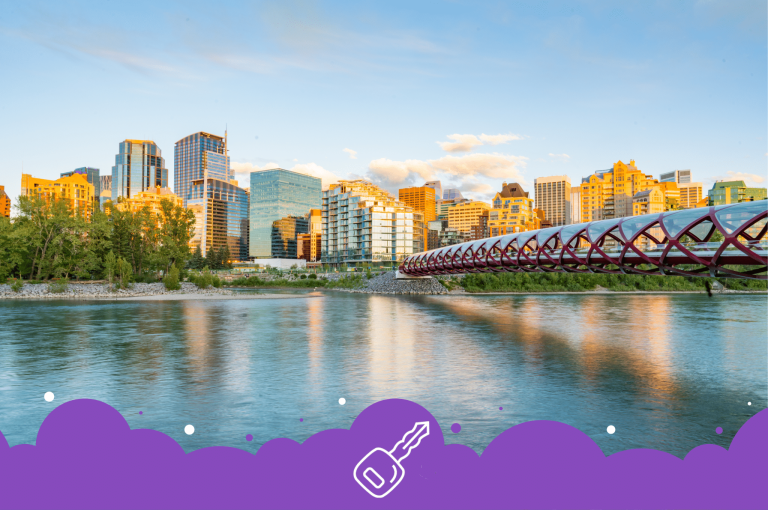 Photo of Calgary skyline where some of the best new car dealerships are