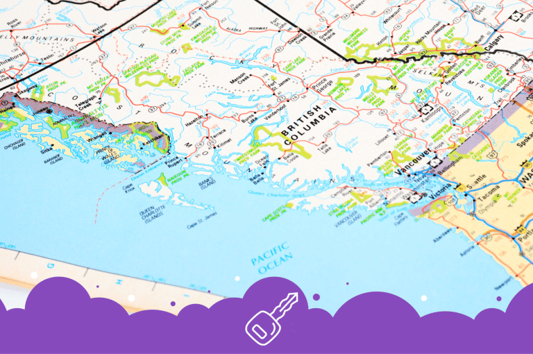Map of British Columbia
