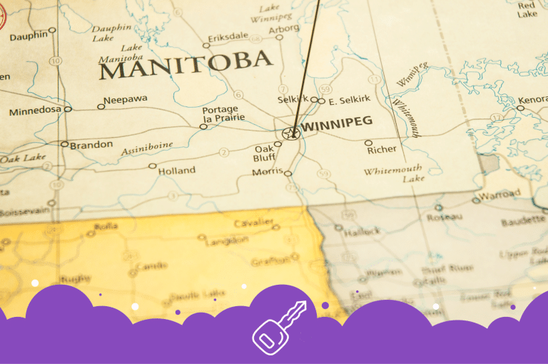 Map of Manitoba