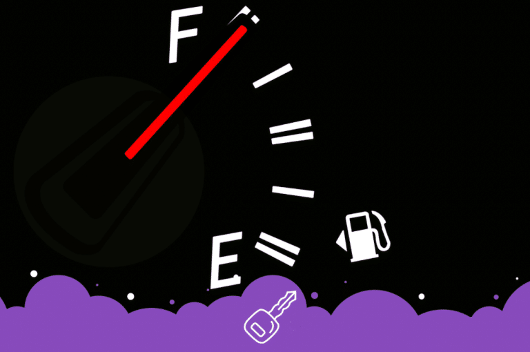 a screen shot of a car gauge