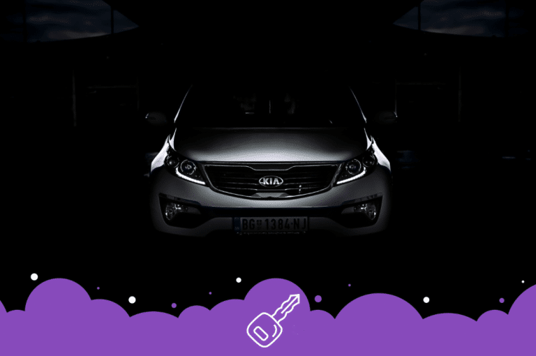 Kia sportage in the dark