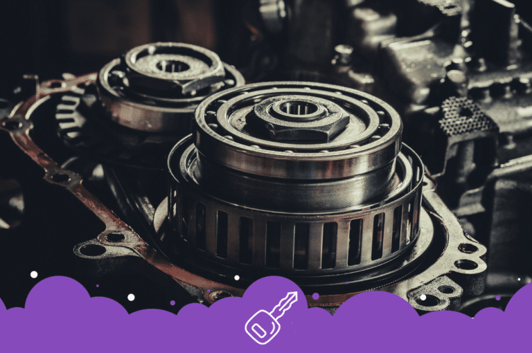 a close up of a machine