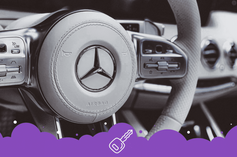 a steering wheel and steering wheel