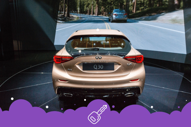 Q30 at car show Infiniti