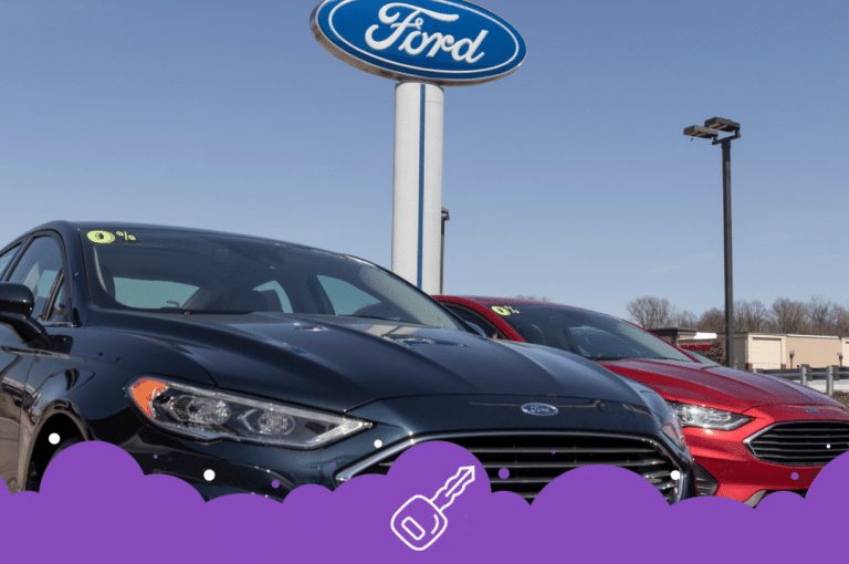 Ford fusion display at dealership