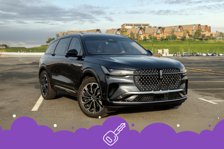 Black Lincoln nautilus parked in lot