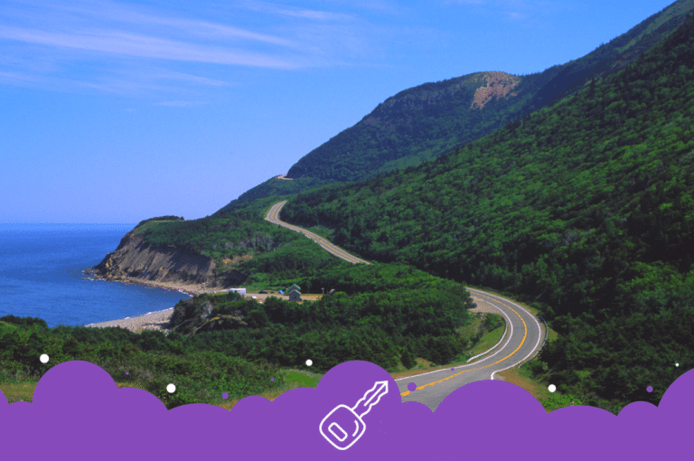 Cabot trail highway in NS