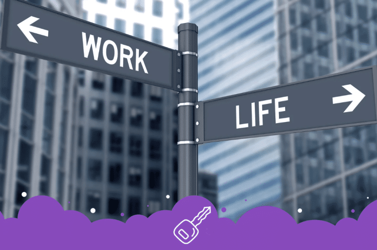 Work life street sign