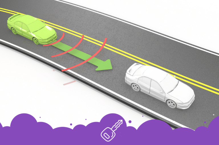 Animated cars showing ACC