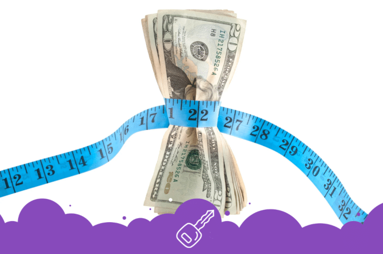 USD With tape measure tied around it